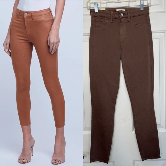 NWT L’Agence Margot High Rise Skinny Jean 24 Pine Bark - Picture 1 of 15